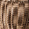 Lom Storage Basket with Handles | Walnut Brown Wicker Woven Hamper | 16"