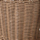 Lom Storage Basket with Handles | Walnut Brown Wicker Woven Hamper | 16"