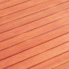 Ceri Outdoor Dining Table with Umbrella Hole | 59" Top | Reddish Brown