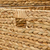 Jom Storage Trunk Basket with Lid | 24" Light Brown Hyacinth Woven