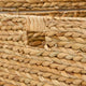 Jom Storage Trunk Basket with Lid | 24" Light Brown Hyacinth Woven