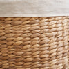 Leri Lidded Laundry Hamper | Light Brown Hyacinth | Arrow Woven | 23"
