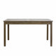 Ceri Outdoor Dining Table with Umbrella Hole | Graywash 59" Top