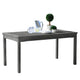 Ceri Outdoor Dining Table with Umbrella Hole | Graywash 59" Top