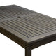 Ceri Outdoor Dining Table with Umbrella Hole | Graywash 59" Top