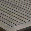 Ceri Outdoor Dining Table with Umbrella Hole | Graywash 59" Top