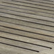 Emio Outdoor Side Bar Table | 24" Top | Farmhouse Graywashed Acacia Wood