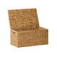 Jom Storage Trunk Basket with Lid | 27" Light Brown Hyacinth Woven