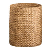 Jom Laundry Hamper | Arrow Weave Light Brown Hyacinth Basket | 22" Oval