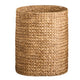 Jom Laundry Hamper | Arrow Weave Light Brown Hyacinth Basket | 22" Oval