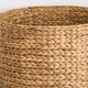 Jom Laundry Hamper | Arrow Weave Light Brown Hyacinth Basket | 22" Oval