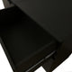 Moru Modular Oversize Dresser Chest | 3 Deep Drawers | Modern Black Wood