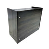 Roby Nightstand | Raised Border Top | Storage Shelf & Drawer | Dark Gray