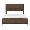 Eme Queen Size Bed | Slatted Headboard | Classic Dark Walnut Brown Frame