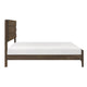 Eme Queen Size Bed | Slatted Headboard | Classic Dark Walnut Brown Frame