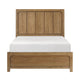 Cery Queen Size Storage Bed | 4 Side Drawers | Light Brown Hickory Veneer
