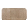 Wily Dining Table | 74-94" Extendable Top | U Base | Natural Oak Brown