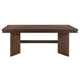 Bloi Dining Table | 76-94" Extendable Top | Walnut Brown Trestle Base