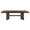 Bloi Dining Table | 76-94" Extendable Top | Walnut Brown Trestle Base