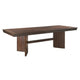 Bloi Dining Table | 76-94" Extendable Top | Walnut Brown Trestle Base