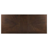 Bloi Dining Table | 76-94" Extendable Top | Walnut Brown Trestle Base
