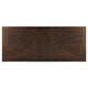 Bloi Dining Table | 76-94" Extendable Top | Walnut Brown Trestle Base