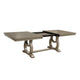 Mili Dining Table | 76-96" Extendable Top | Slim Trestle Base | Gray