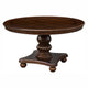 Rion Dining Table | 54" Round Top with Pedestal Base | Cherry Brown