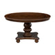 Rion Dining Table | 54" Round Top with Pedestal Base | Cherry Brown
