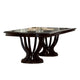 Vinci Dining Table | 84-107" Extendable Top | Vintage Espresso Brown