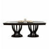 Vinci Dining Table | 84-107" Extendable Top | Vintage Espresso Brown