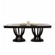 Vinci Dining Table | 84-107" Extendable Top | Vintage Espresso Brown