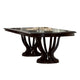Vinci Dining Table | 84-107" Extendable Top | Vintage Espresso Brown