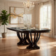 Vinci Dining Table | 84-107" Extendable Top | Vintage Espresso Brown
