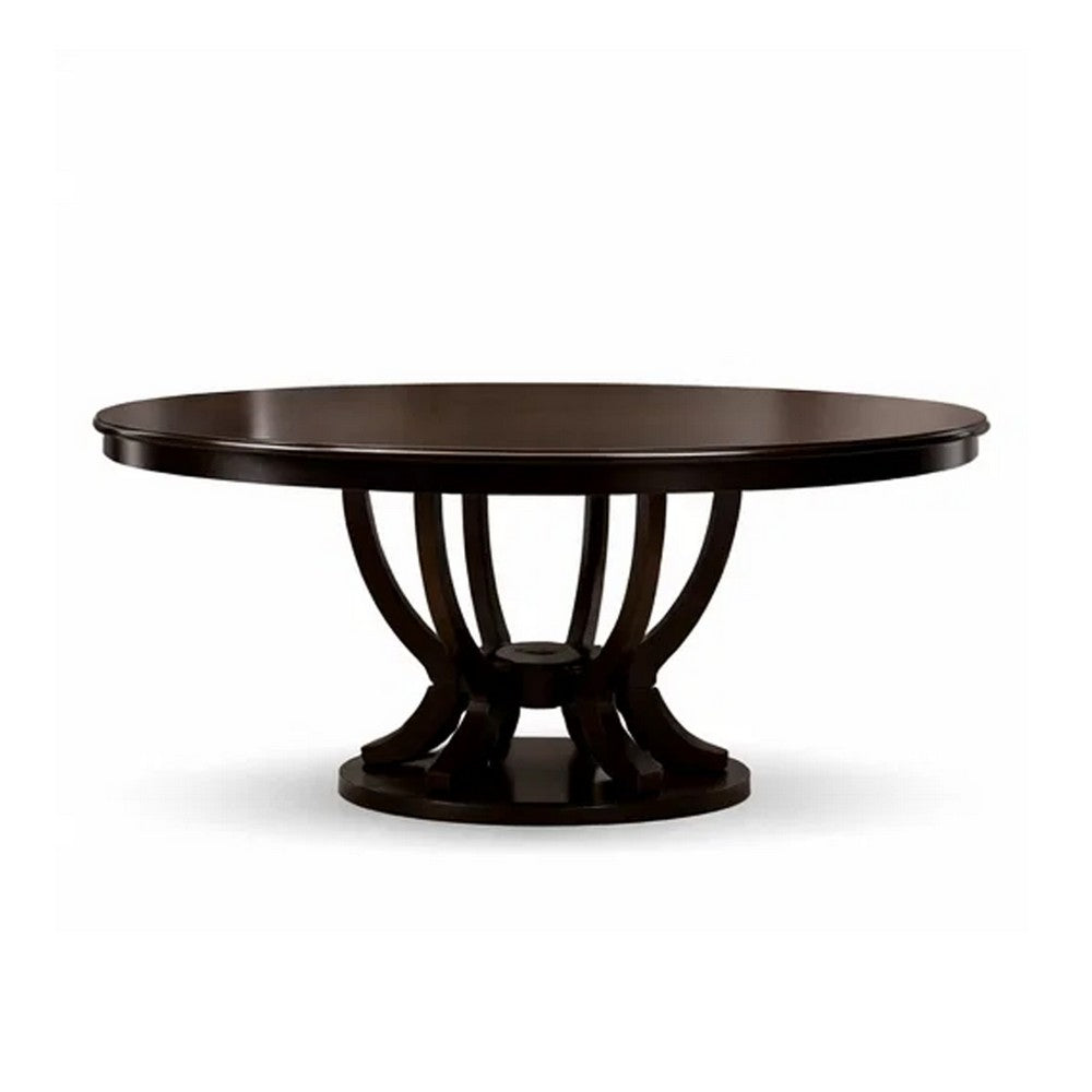 Vinci Dining Table | 60-76" Extendable Top | Classic Espresso Brown