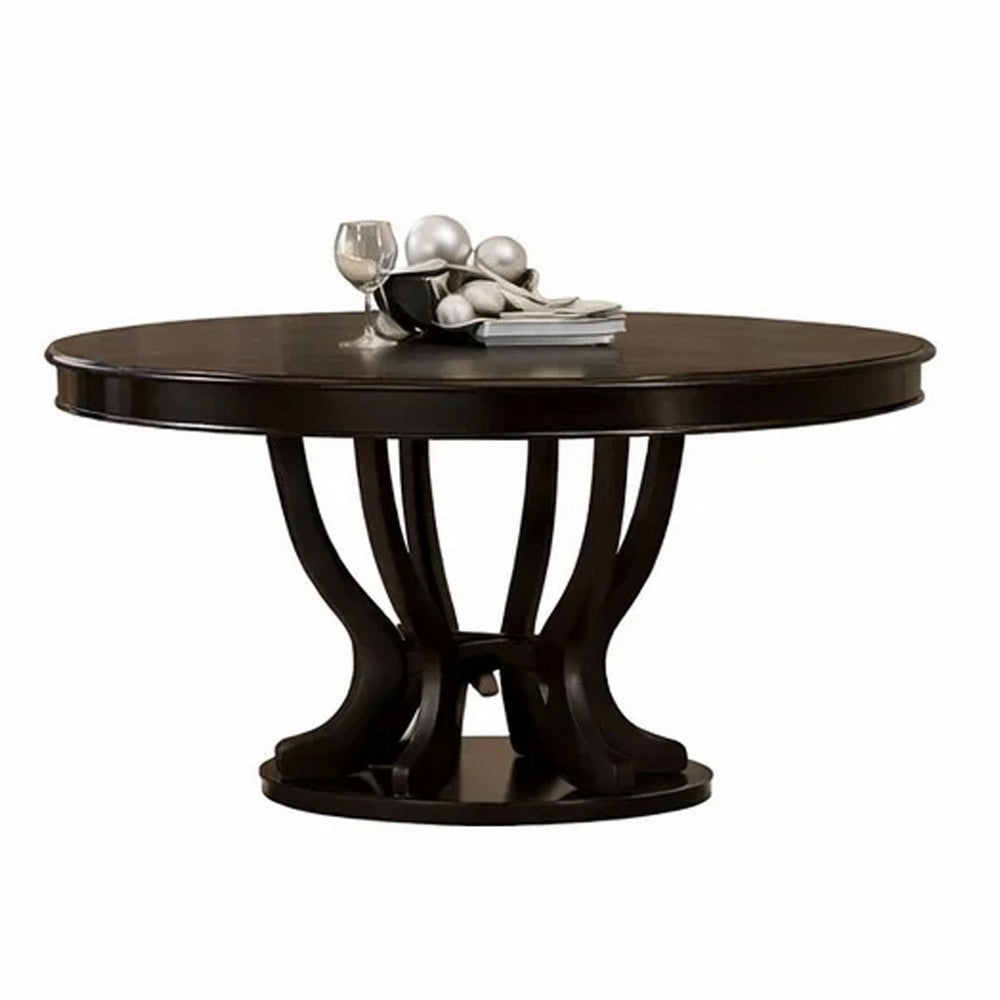 Vinci Dining Table | 60-76" Extendable Top | Classic Espresso Brown