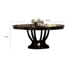 Vinci Dining Table | 60-76" Extendable Top | Classic Espresso Brown
