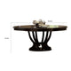 Vinci Dining Table | 60-76" Extendable Top | Classic Espresso Brown