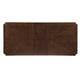 Feva Dining Table | 78-96" Extendable Top | Cherry Brown Trestle Base
