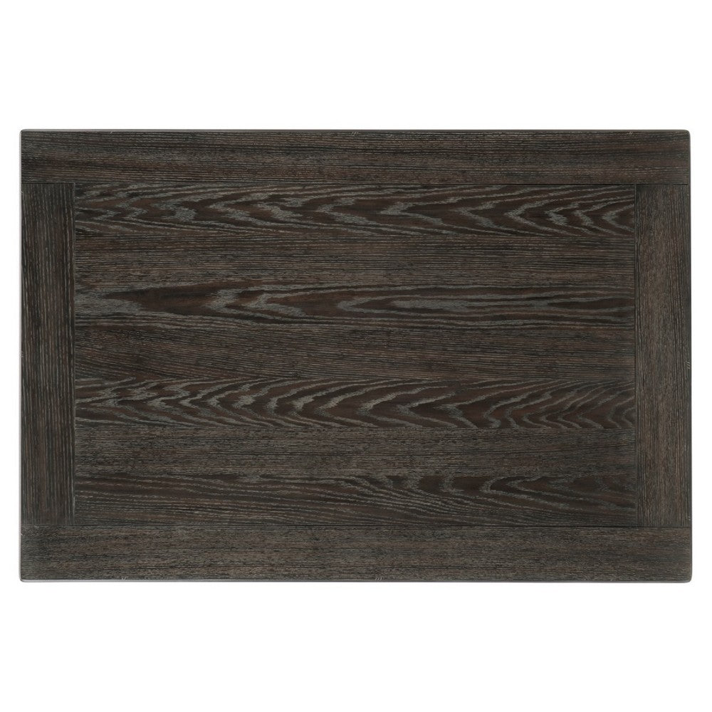 Rome Counter Height Dining Table | 60" Top with Wine Rack | Gray Brown
