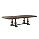 Tom Dining Table | 82-104" Extendable Top | Trestle Base | 2 Tone Brown