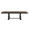 Tom Dining Table | 82-104" Extendable Top | Trestle Base | 2 Tone Brown