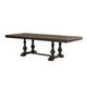 Tom Dining Table | 82-104" Extendable Top | Trestle Base | 2 Tone Brown