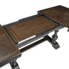 Tom Dining Table | 82-104" Extendable Top | Trestle Base | 2 Tone Brown