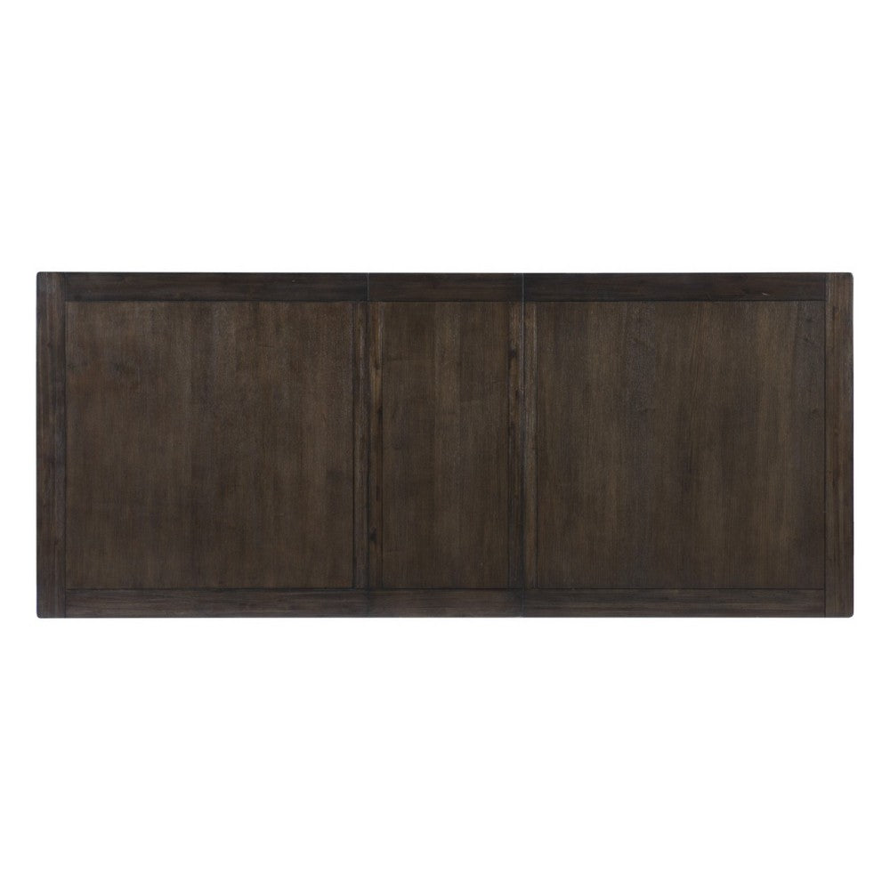 Ruth Dining Table | 77-95" Extendable Top | Classic Rustic Brown Trestle