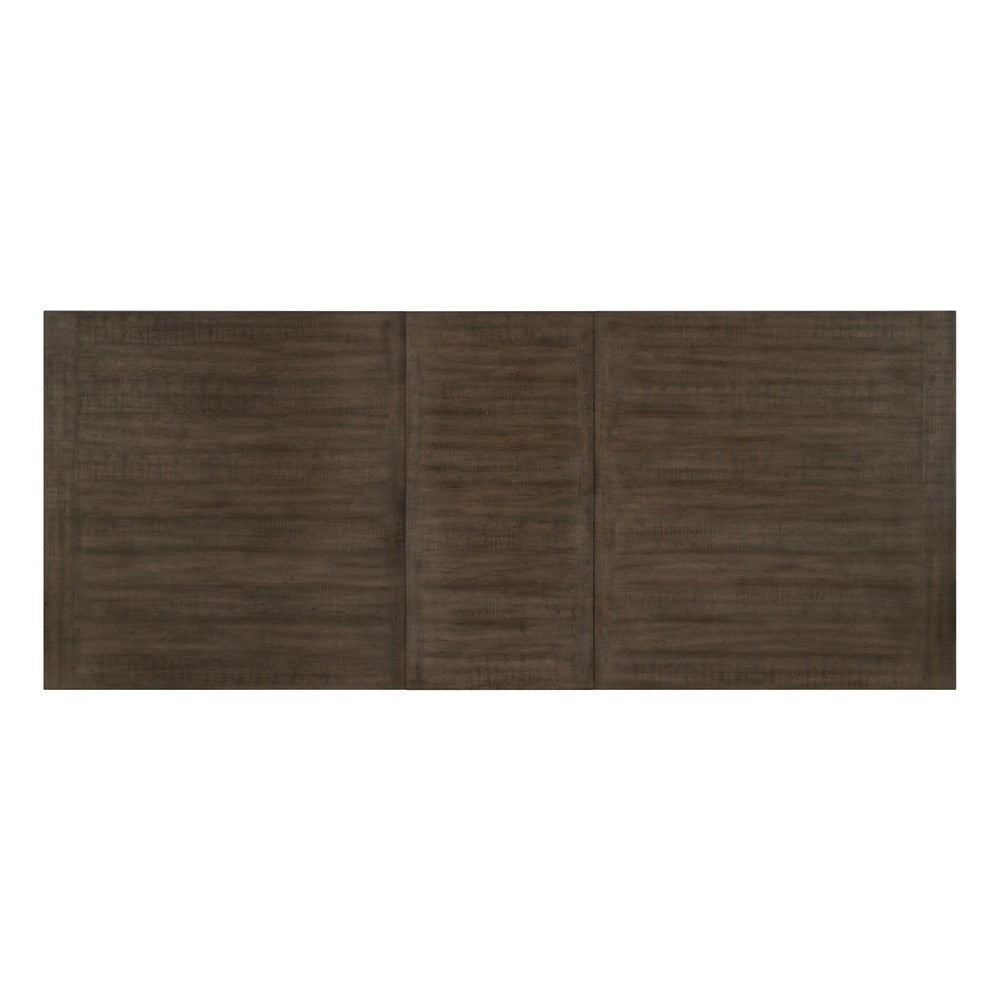 Olia Dining Table | 76-96" Extendable Top with Square Base | Brown