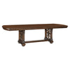 Devi Dining Table | 80-108" Extendable Top | Trestle Base | Oak Brown