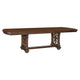 Devi Dining Table | 80-108" Extendable Top | Trestle Base | Oak Brown