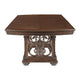 Devi Dining Table | 80-108" Extendable Top | Trestle Base | Oak Brown