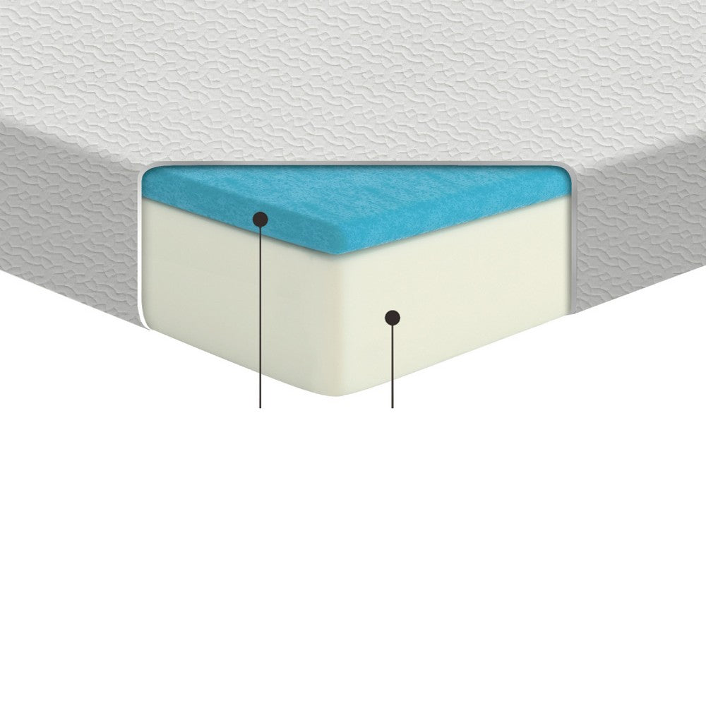 Mae Twin Size Mattress | Cool Gel Memory Foam | Tencel Cover | 6" Firm